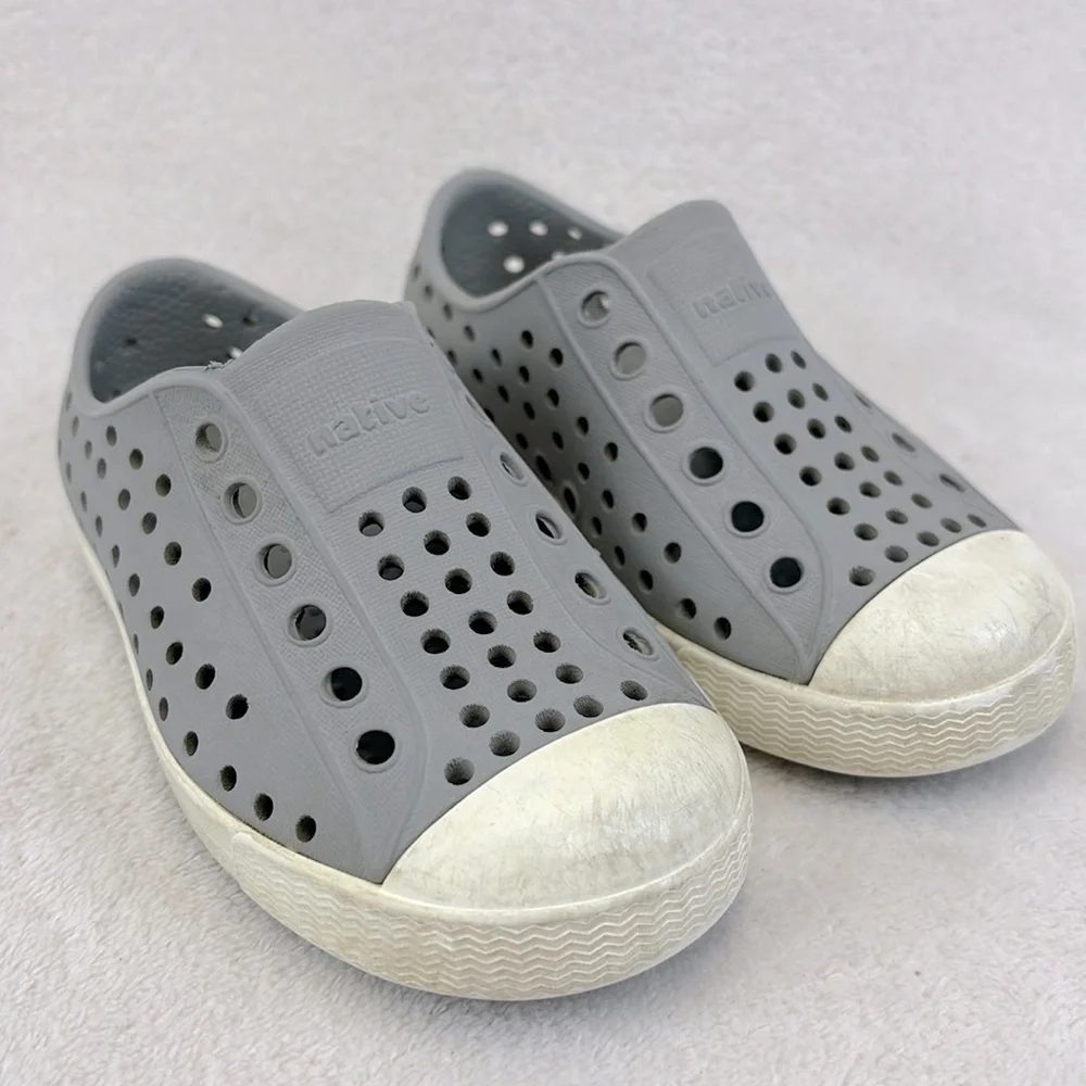 NATIVE Jefferson Slipon Shoes Gray Toddler Size C7